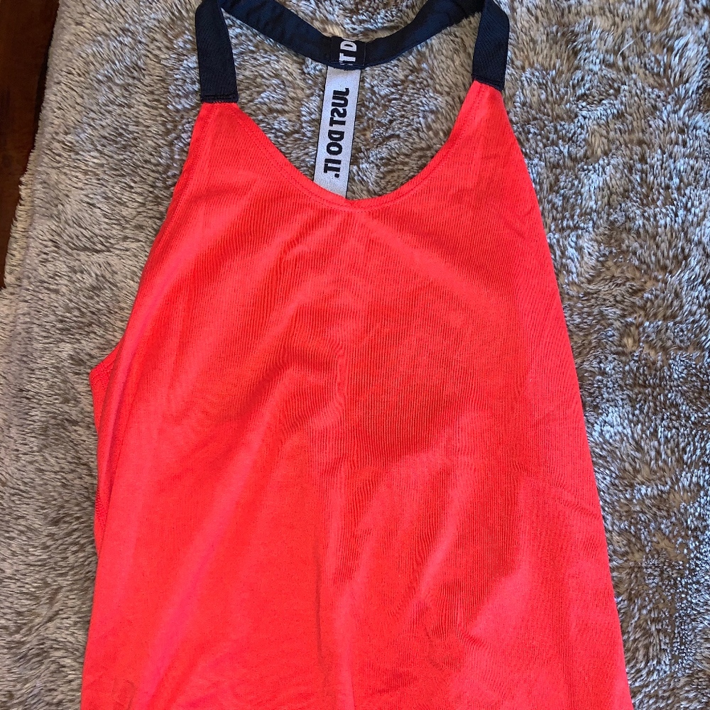 Red Nike Flowy Top